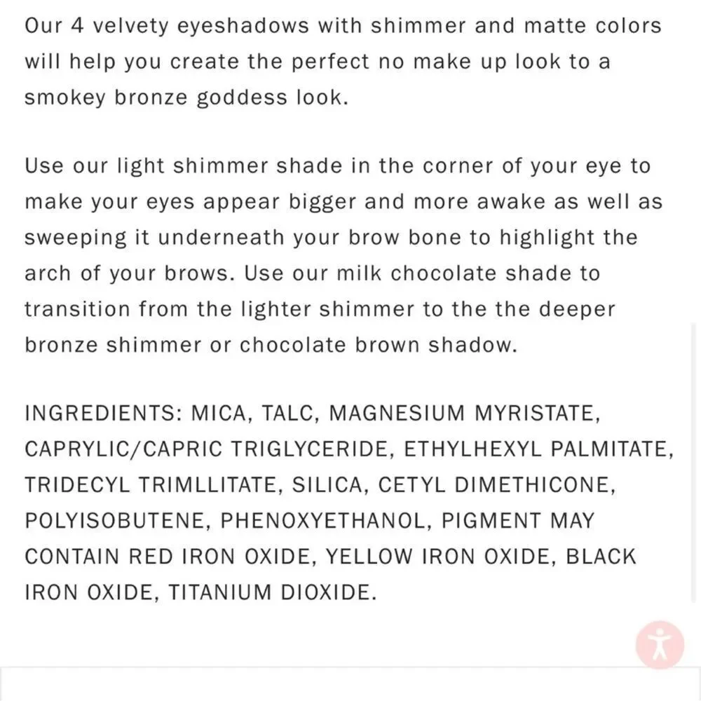 $5 🌙 Basic Beauty Eyeshadow Quad In Hot Cocoa Bomb 💣🆕‎